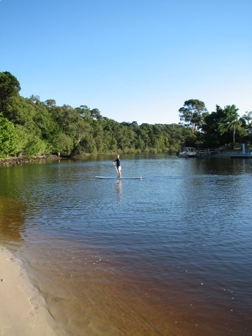 luke-sup Stand Up Paddling in Noosa Waterway