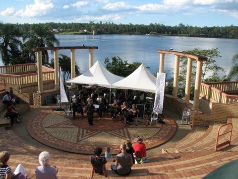 Noosa District Concert Band in the Amphitheatre