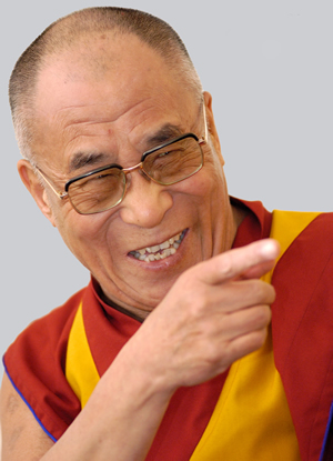 His Holiness the Dalai Lama, image from www.dalailama.com