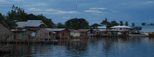 our neighbourhood in bocas del toro 