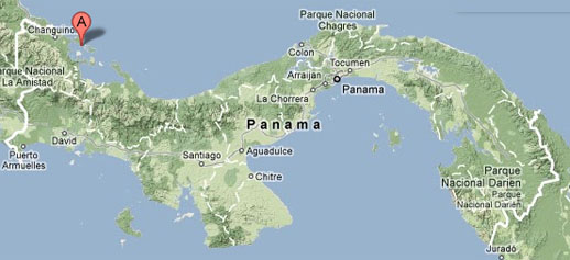 Bocas del Toro, Panama Map