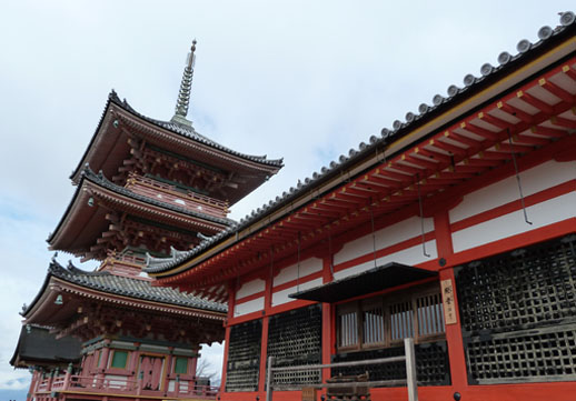 happiness secrets Kiyomizu Temple in Kyoto japan