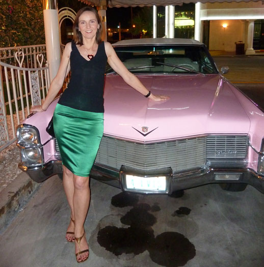 The Best to Do in Las Vegas - pink cadillac - annabel candy