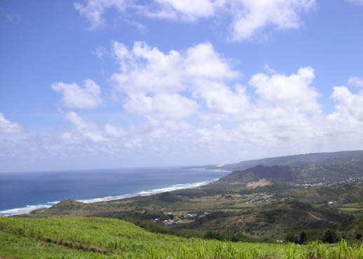 Barbados East Coast vista