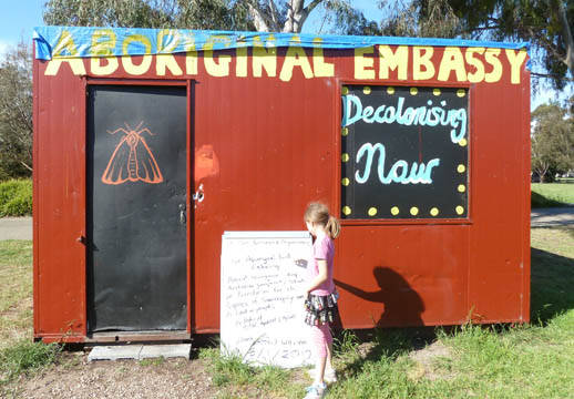 travel-with-kids- aboriginal tent embassy