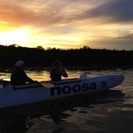 Noosa Outrigger Canoeing (and What Floats Your Boat?) sunrise