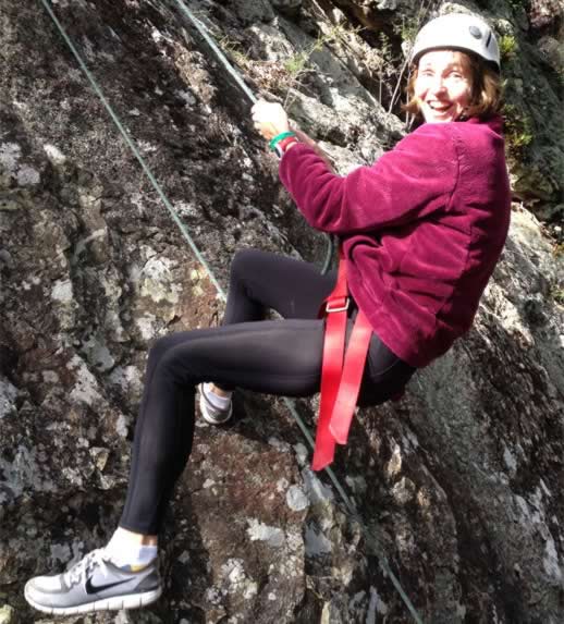 Rock climbing in Queensland