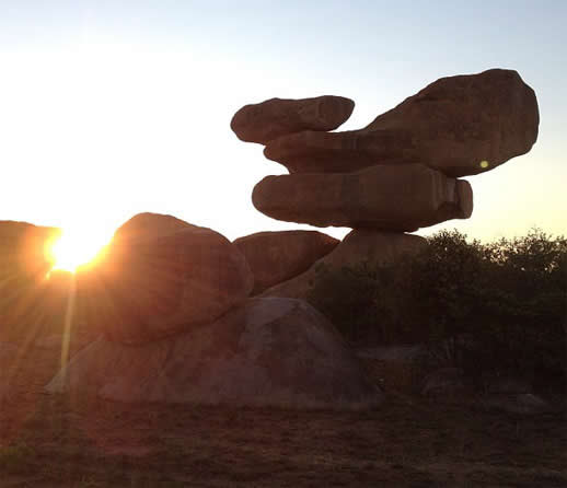 balancing rocks harare