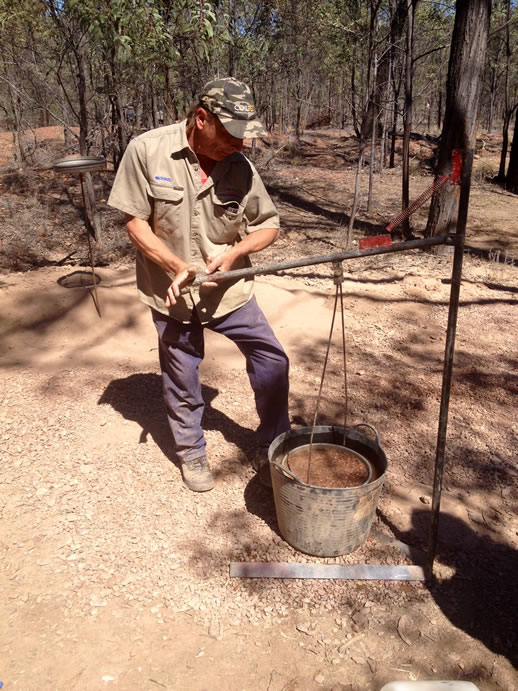 rubyvale michael fossicking water 2