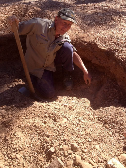 rubyvale michael fossicking