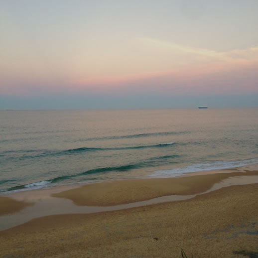 cartwright point sunset water