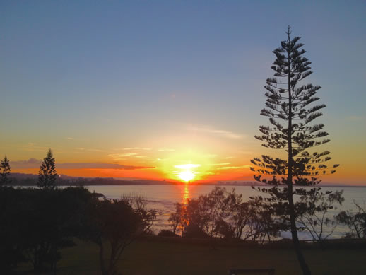 cartwright point sunset