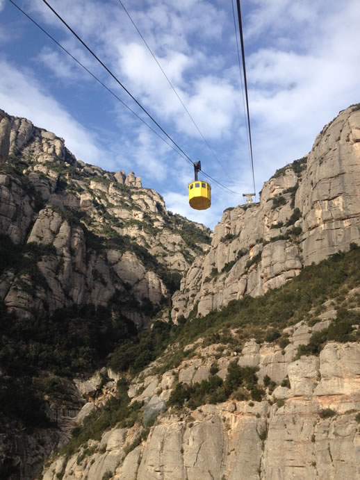 montserrat cable car outside