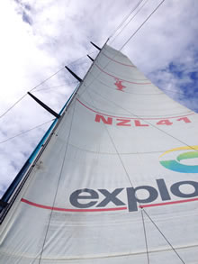 americas cup sailing auckland harbour2